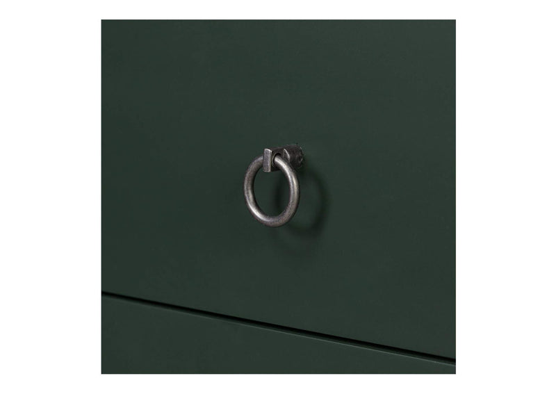 JU-1007-27 Reagan 3 Drawer Nightstand Deep Green