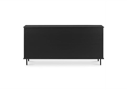 JU-1008-02 Reagan 6 Drawer Dresser Black