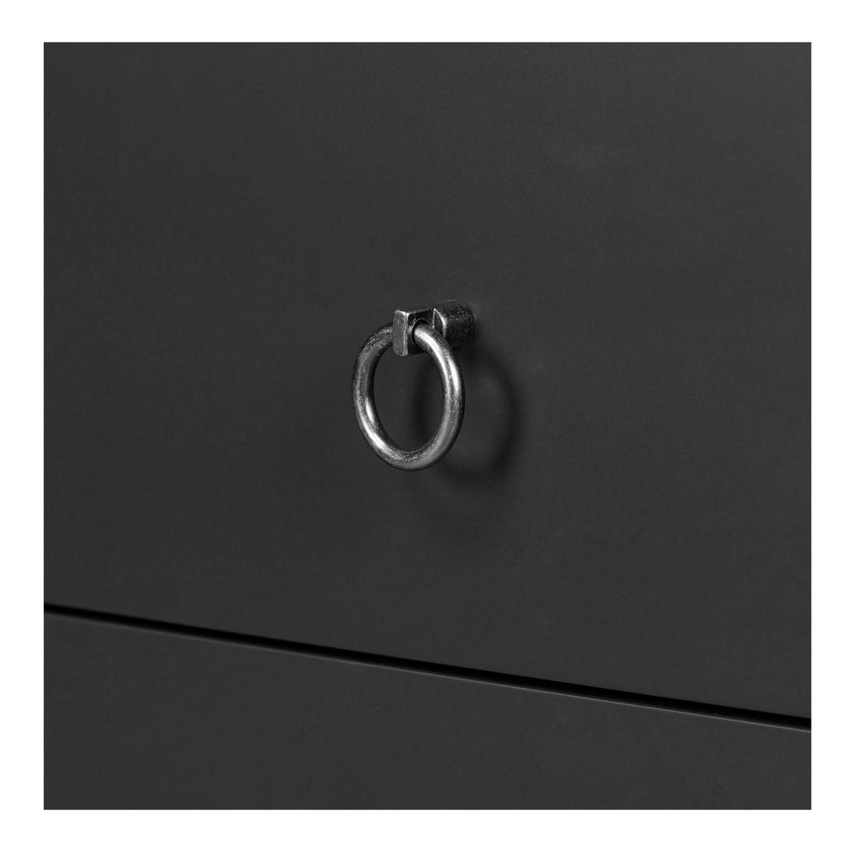 JU-1008-02 Reagan 6 Drawer Dresser Black