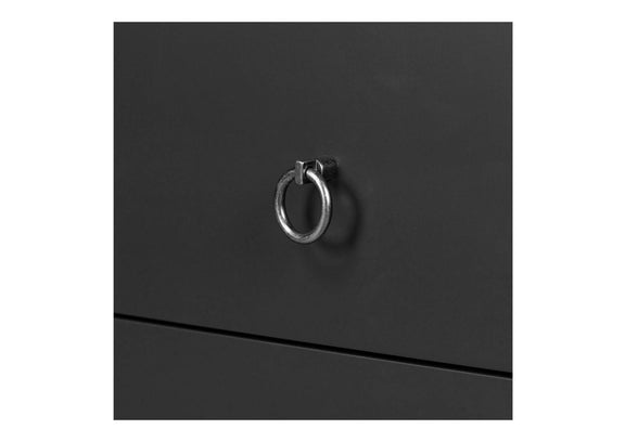 JU-1008-02 Reagan 6 Drawer Dresser Black