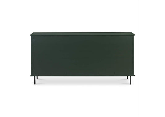 JU-1008-27 Reagan 6 Drawer Dresser Deep Green