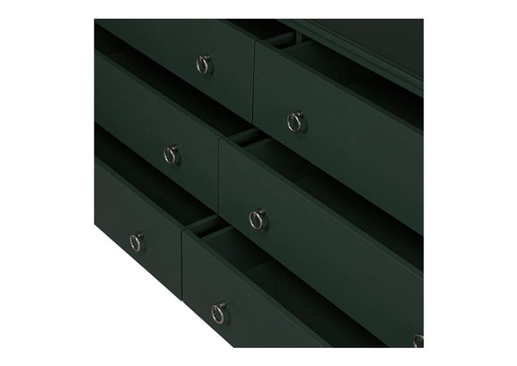JU-1008-27 Reagan 6 Drawer Dresser Deep Green