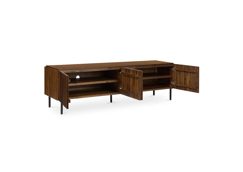 JU-1011-03 Lincoln Media Cabinet Brown