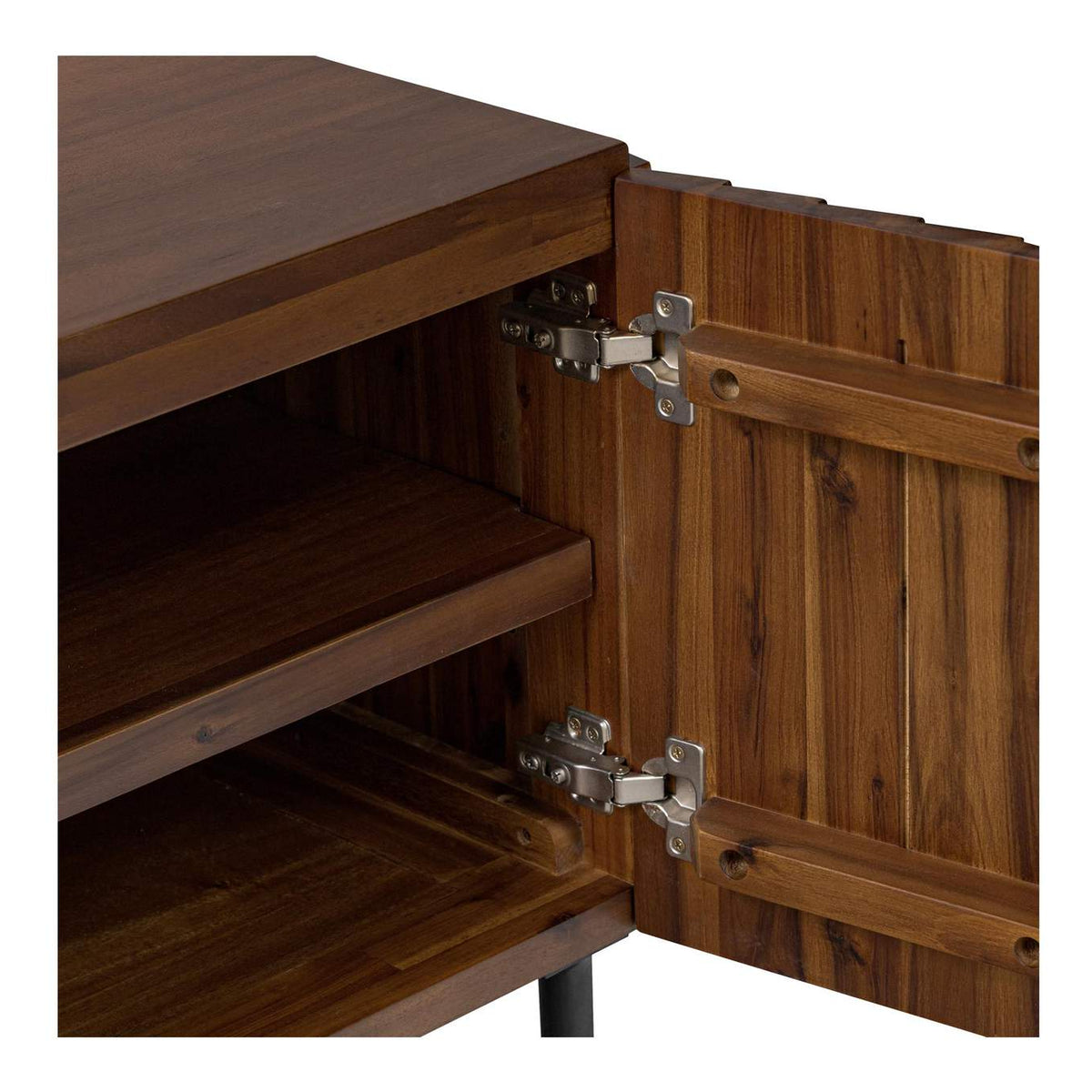 JU-1011-03 Lincoln Media Cabinet Brown