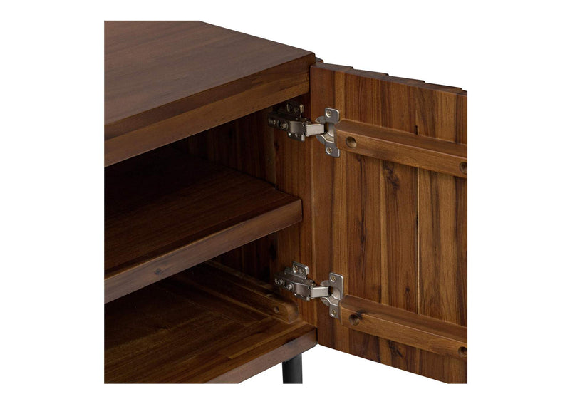 JU-1011-03 Lincoln Media Cabinet Brown