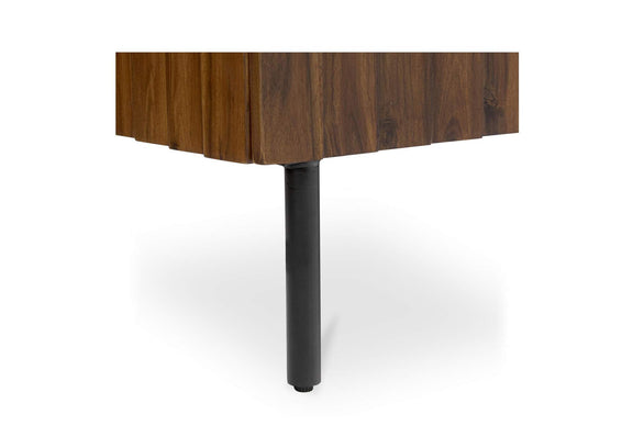 JU-1011-03 Lincoln Media Cabinet Brown