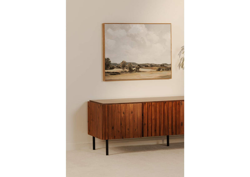 JU-1011-03 Lincoln Media Cabinet Brown
