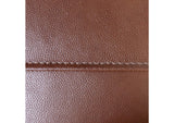 SU-JH86-301SP Sunset Trading Jayson 89" Wide Top Grain Leather Sofa | Chestnut Brown