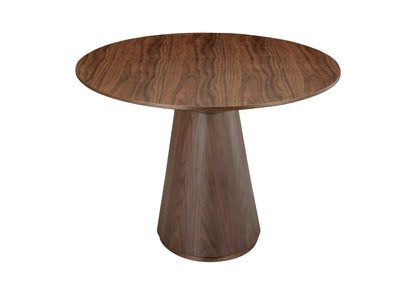 KC-1007-03-0 Otago Oval Dining Table Walnut Brown