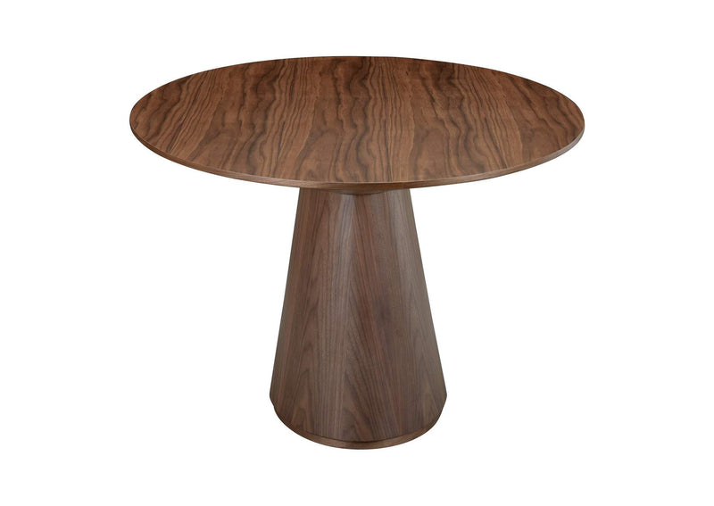 KC-1007-03-0 Otago Oval Dining Table Walnut Brown