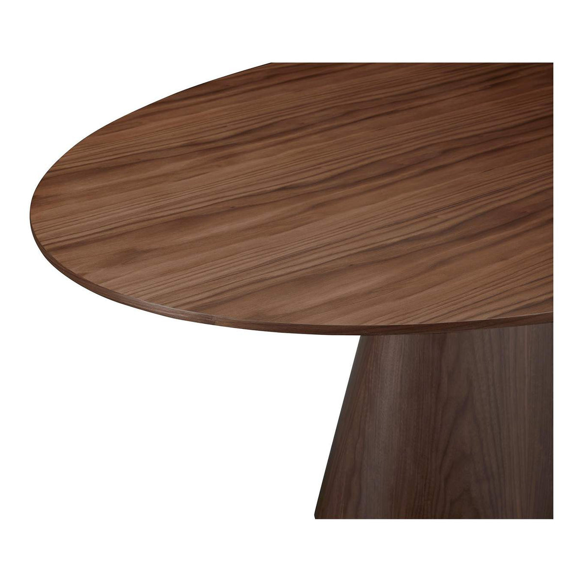 KC-1007-03-0 Otago Oval Dining Table Walnut Brown