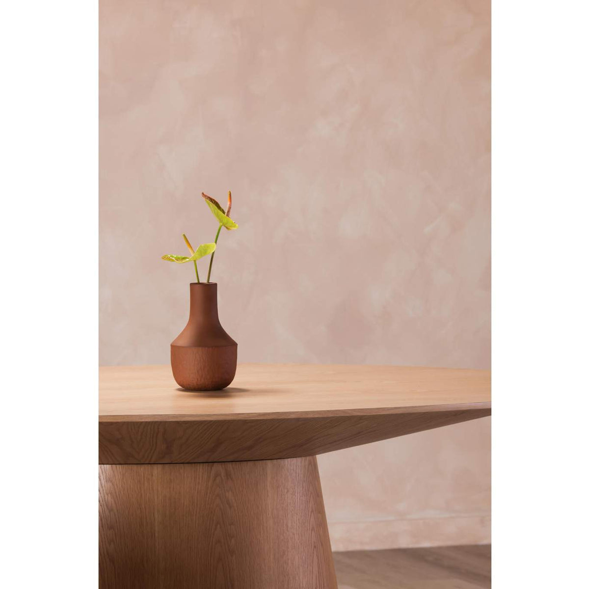 KC-1007-24-0 Otago Oval Dining Table Natural Oak