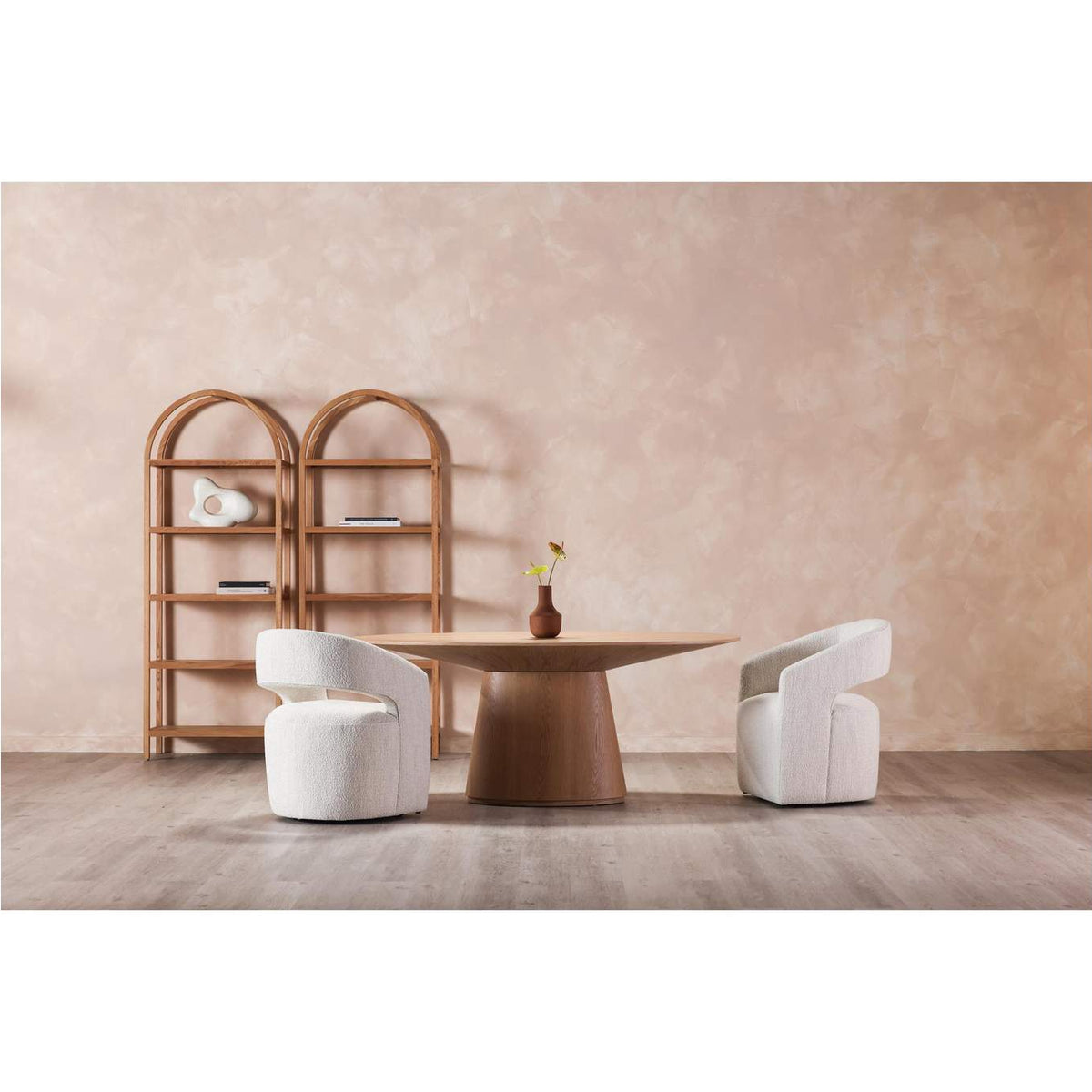 KC-1007-24-0 Otago Oval Dining Table Natural Oak