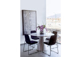 KC-1028-18-0 Otago 47In Round Dining Table White