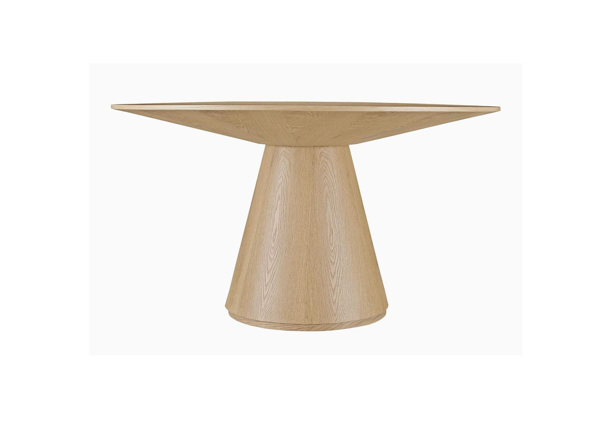 KC-1028-24-0 Otago 47In Round Dining Table Oak
