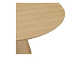 KC-1028-24-0 Otago 47In Round Dining Table Oak