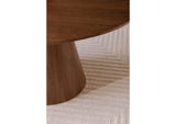 KC-1029-03-0 Otago Round 54In Dining Table Walnut Brown