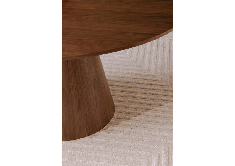 KC-1029-03-0 Otago Round 54In Dining Table Walnut Brown