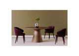 KC-1029-03-0 Otago Round 54In Dining Table Walnut Brown
