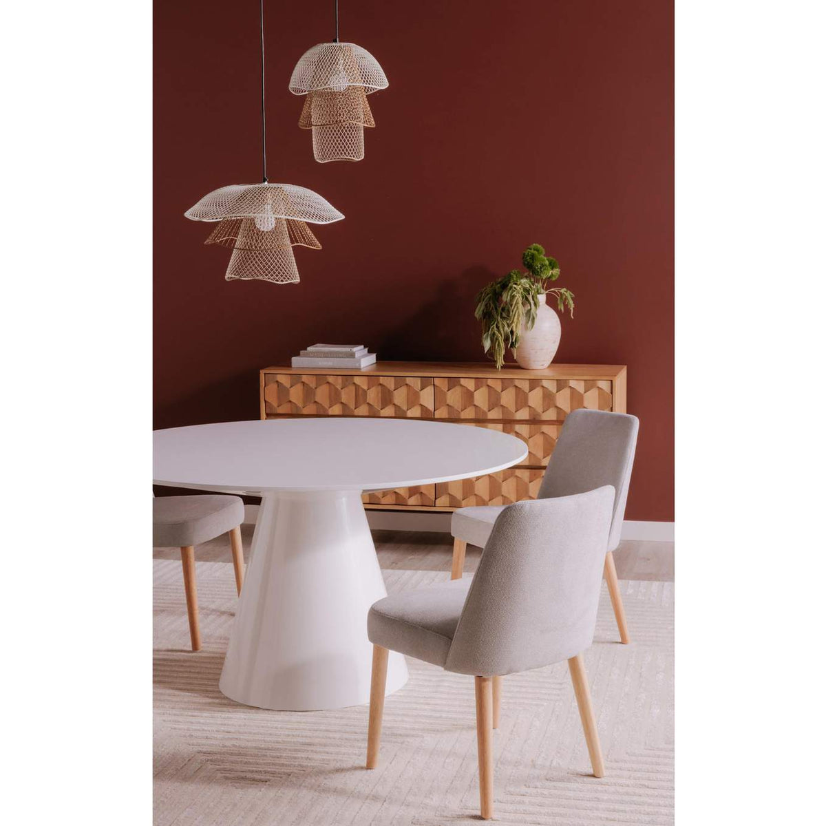 KC-1029-18-0 Otago Round 54In Dining Table