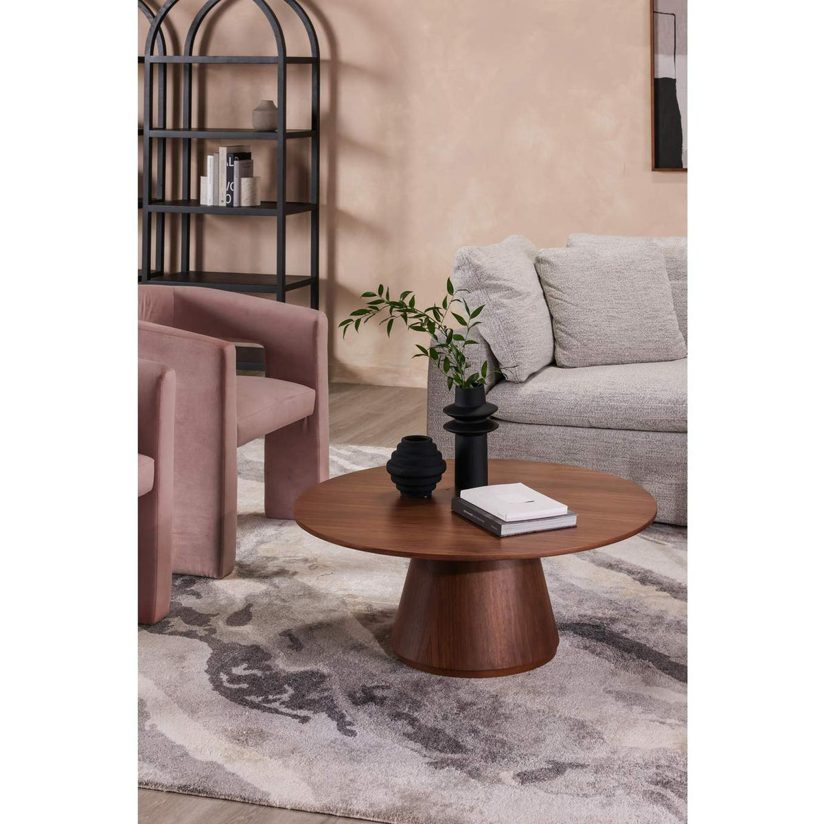 KC-1030-03-0 Otago Coffee Table Walnut Brown