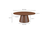 KC-1030-03-0 Otago Coffee Table Walnut Brown