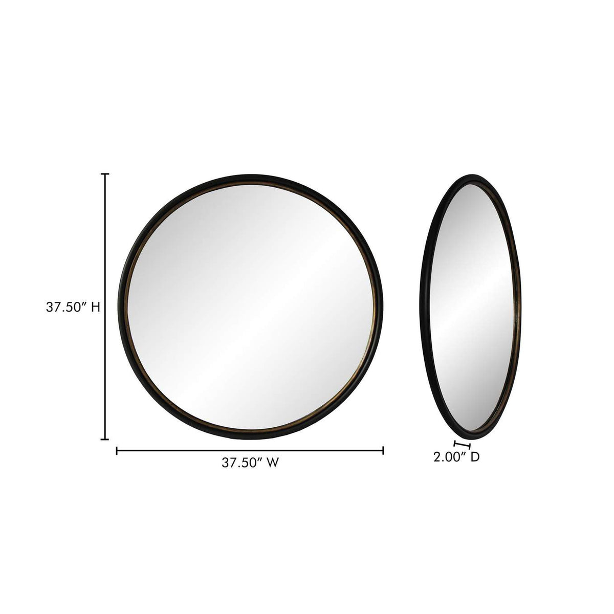 KK-1001-02 Sax Round Mirror