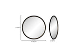 KK-1001-02 Sax Round Mirror