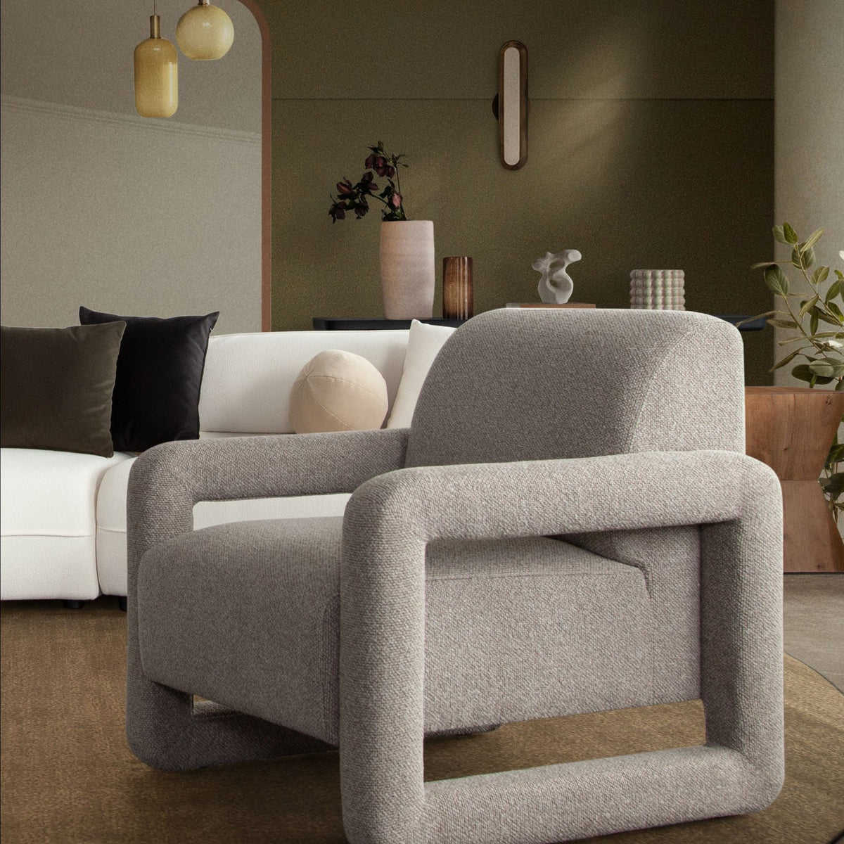 Kona Open Arm Accent Chair