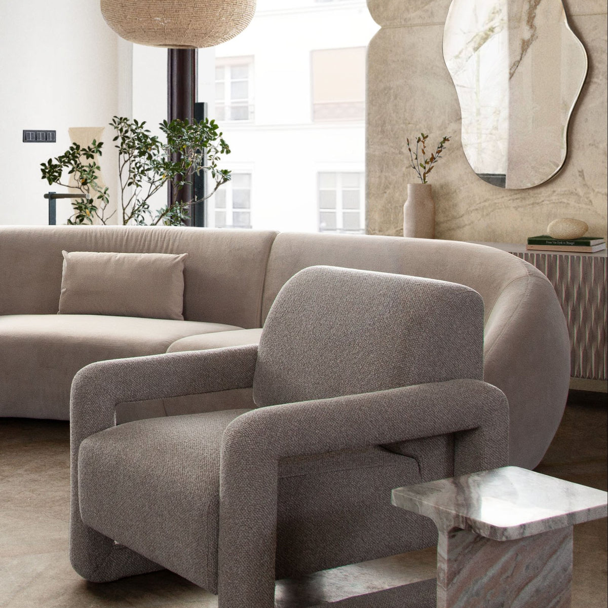 Kona Open Arm Accent Chair