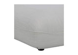 KQ-1014-18 Zeppelin Ottoman Salt Stone White