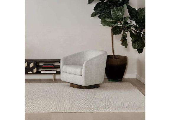 KQ-1015-05-USA Oscy Swivel Chair Splashed White