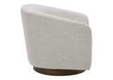 KQ-1015-05-USA Oscy Swivel Chair Splashed White