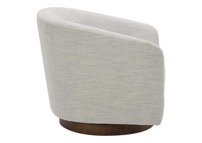 KQ-1015-05-USA Oscy Swivel Chair Splashed White