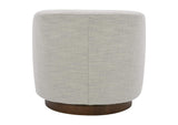 KQ-1015-05-USA Oscy Swivel Chair Splashed White
