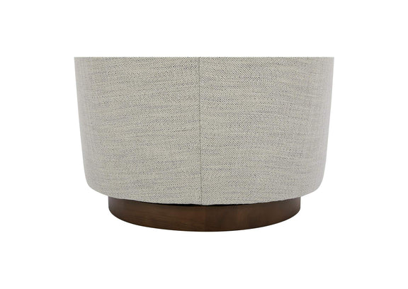 KQ-1015-05-USA Oscy Swivel Chair Splashed White
