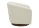 KQ-1015-24-USA Oscy Swivel Chair Faux Shearling White