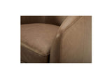 KQ-1015-40-USA Oscy Leather Swivel Chair Tan