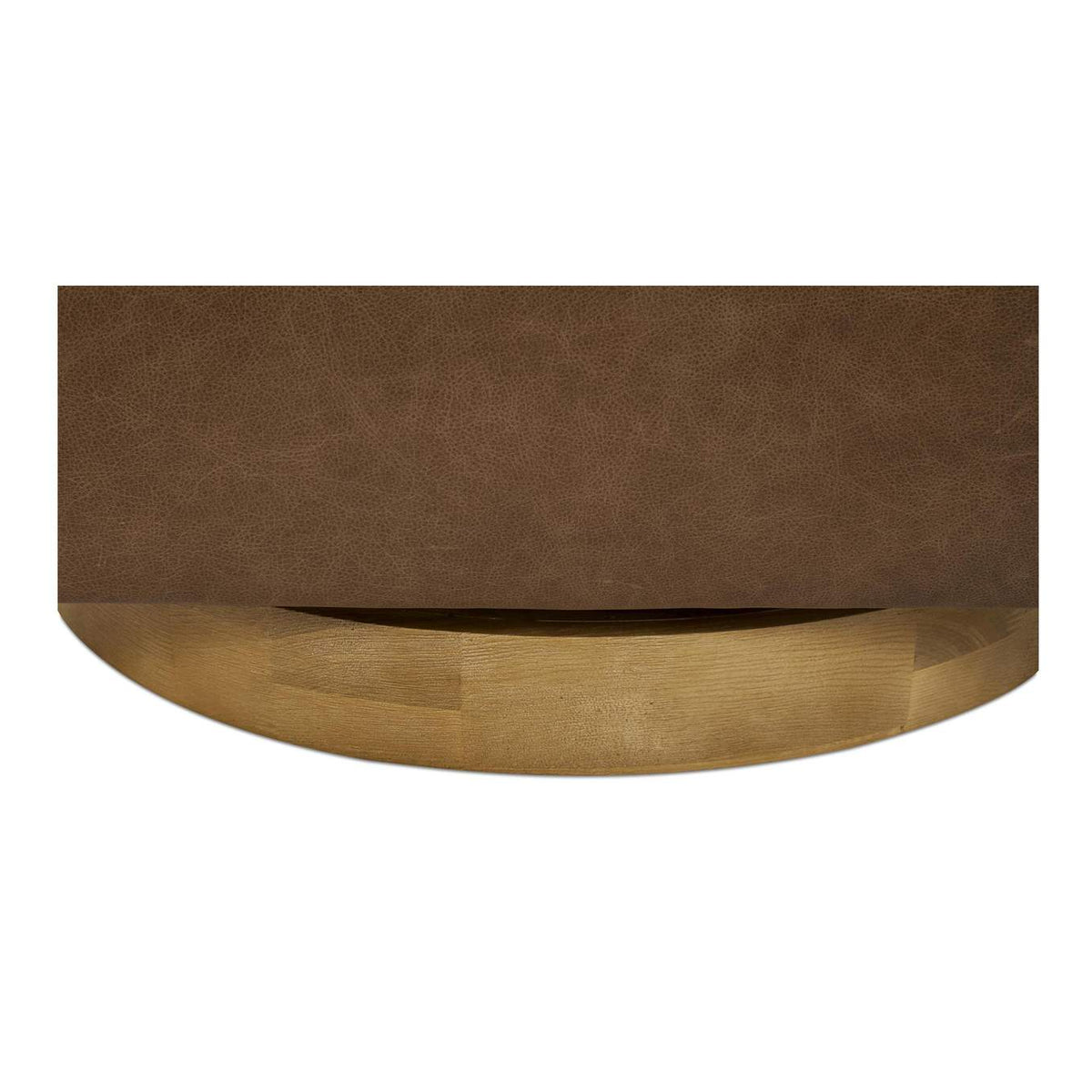 KQ-1015-40-USA Oscy Leather Swivel Chair Tan