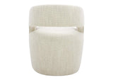 KQ-1024-18-USA Barrow Rolling Dining Chair White Mist