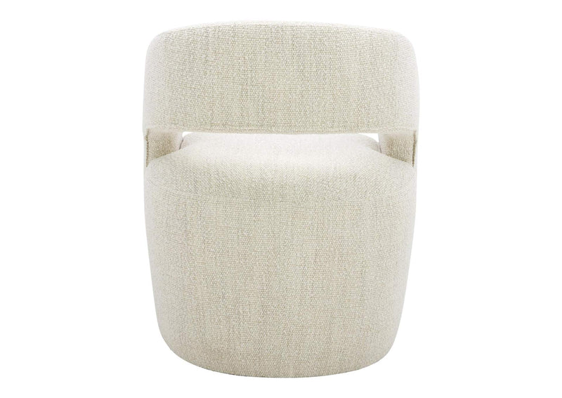 KQ-1024-18-USA Barrow Rolling Dining Chair White Mist