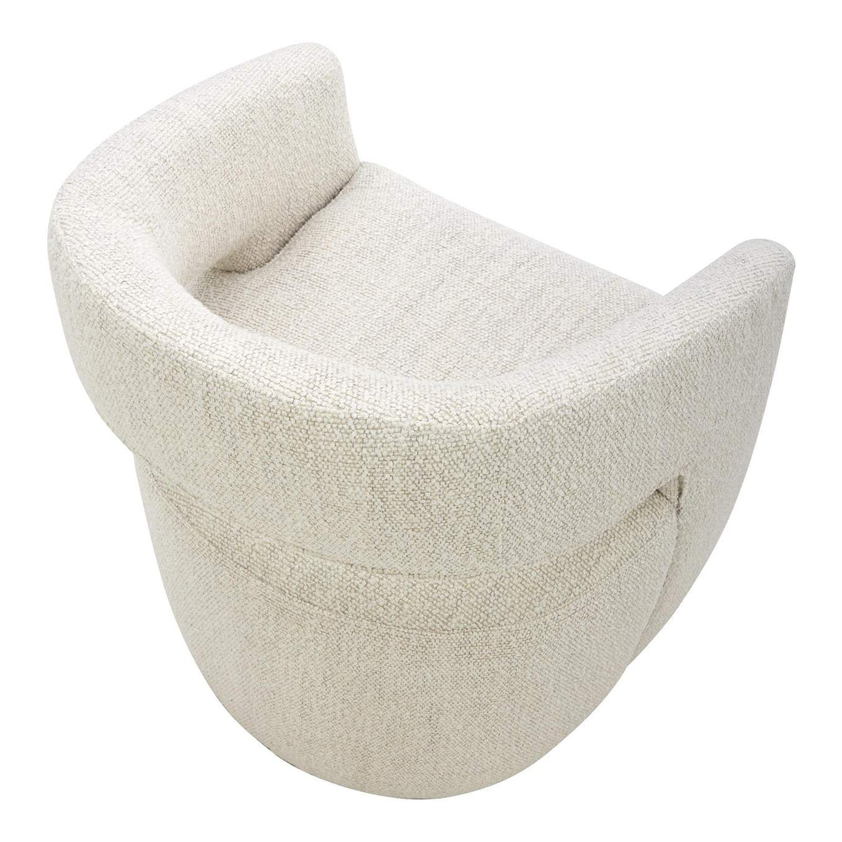 KQ-1024-18-USA Barrow Rolling Dining Chair White Mist