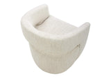 KQ-1024-18-USA Barrow Rolling Dining Chair White Mist