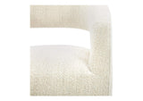 KQ-1024-18-USA Barrow Rolling Dining Chair White Mist