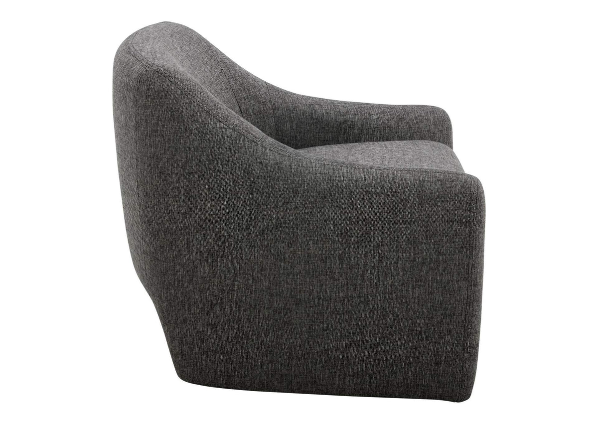 KQ-1025-25-USA Kenzie Accent Chair Shadowed Grey
