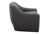 KQ-1025-25-USA Kenzie Accent Chair Shadowed Grey
