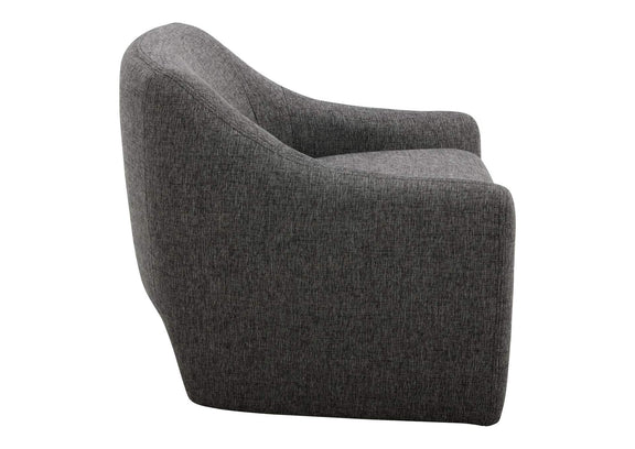 KQ-1025-25-USA Kenzie Accent Chair Shadowed Grey