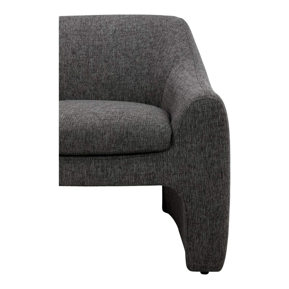 KQ-1025-25-USA Kenzie Accent Chair Shadowed Grey