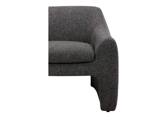 KQ-1025-25-USA Kenzie Accent Chair Shadowed Grey
