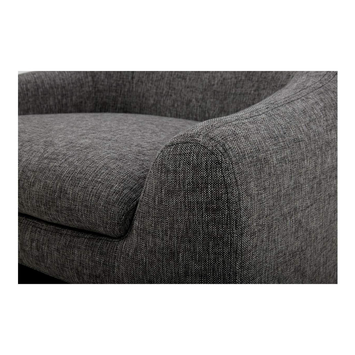 KQ-1025-25-USA Kenzie Accent Chair Shadowed Grey